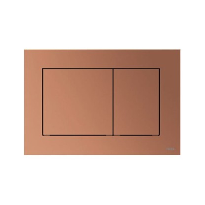 TECEnow Панель смыва унитаза для системы двойного смыва, цвет: Красная бронза металлик