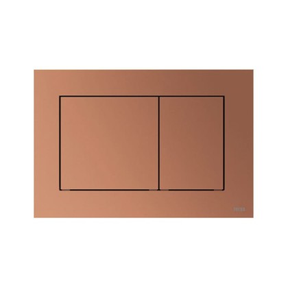 TECEnow Панель смыва унитаза для системы двойного смыва, цвет: Красная бронза металлик