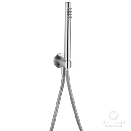 HUBER Lynox Ручной душ для настенного крепления (держатель, лейка, шланг), нержавеющая сталь