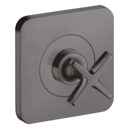 Axor Citterio E Запорный вентиль, встраиваемый,  1/2 ’ или  3/4  (внешняя часть) цвет: шлифованный черный хром