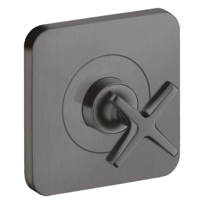 Axor Citterio E Запорный вентиль, встраиваемый,  1/2 ’ или  3/4  (внешняя часть) цвет: шлифованный черный хром