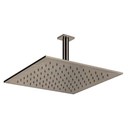 Gessi Emporio shower Верхний душ, потолочная, поворотная с шарниром, с защитой от известкового налёта, цвет: Finox Brushed Nickel