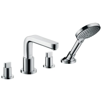 Hansgrohe Metris S Смеситель на борт ванны, 4 отв., цвет: хром