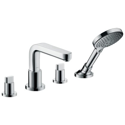 Hansgrohe Metris S Смеситель на борт ванны, 4 отв., цвет: хром