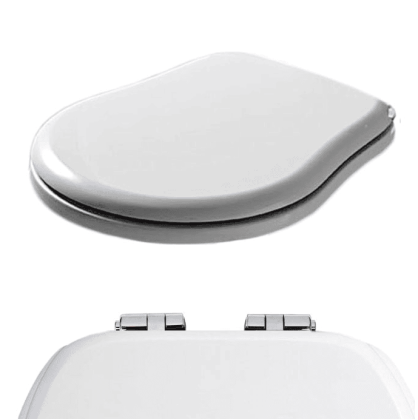 KERASAN Retro запчасть - Комплект шарниров (микролифт) для сиденья 108801/108840, цвет хром (только для сидений нового типа 2019г и позже)