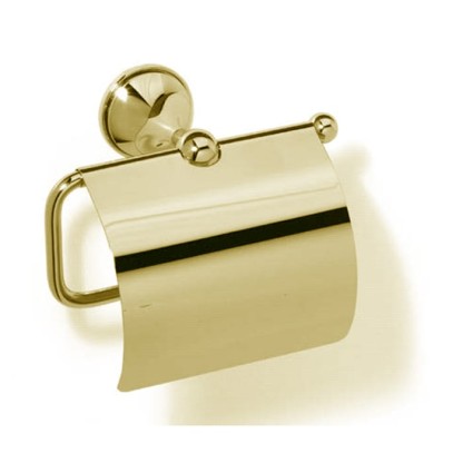 Bertocci Scacco Бумагодержатель с крышкой, цвет: золото
