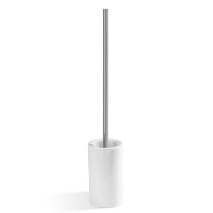 Decor Walther DW 6150 Туалетный ершик h62см, напольный, фарфор, цвет: белый / хром