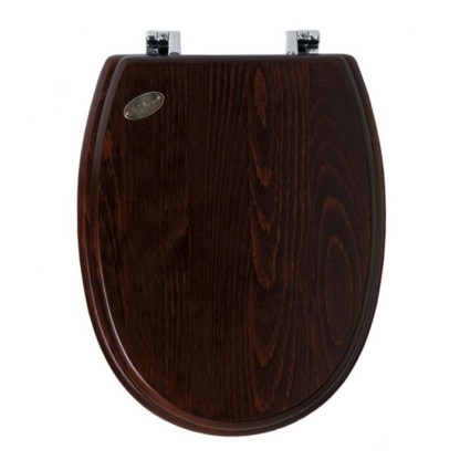 SIMAS Arcade  Сиденье для унитаза, микролифт, цвет: дерево/хром