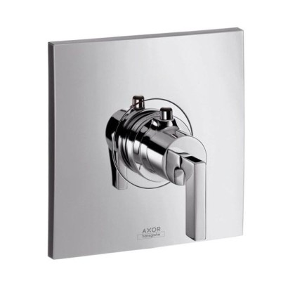 Axor Citterio, Термостат Highflow, с рычаговой рукояткой, СМ, внешняя часть, цвет: хром