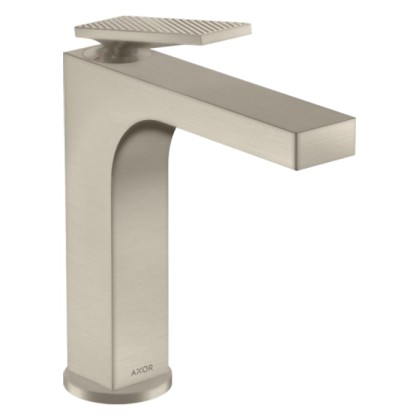 Axor Citterio Смеситель для раковины 160, на 1 отв., излив h: 16см, с текстурой, цвет: шлифованный никель