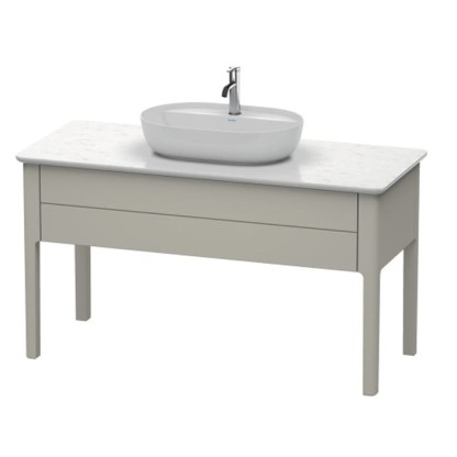 Duravit Luv База напольная 138.8x57х74.3см., с 1 выдв. ящиком, каменной столешницей и раковиной, цвет: серо-коричневый шелковисто-матовый