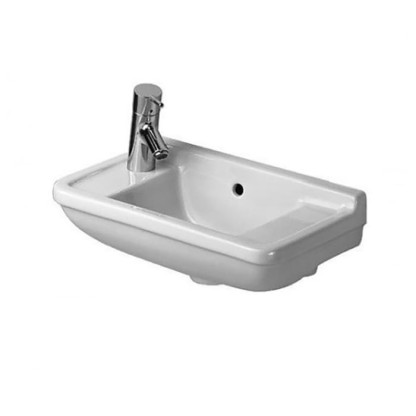 Duravit Starck 3 Раковина 50x26 см, 1 отв., Sx, с переливом, цвет: белый