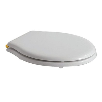 Globo Paestum Сиденье для унитаза, микролифт, цвет: белый/золото