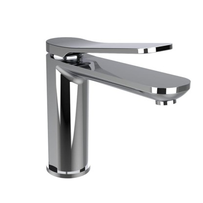 Bongio GIO2 Смеситель для раковины, 1 отв., излив 126 мм, цвет: хром