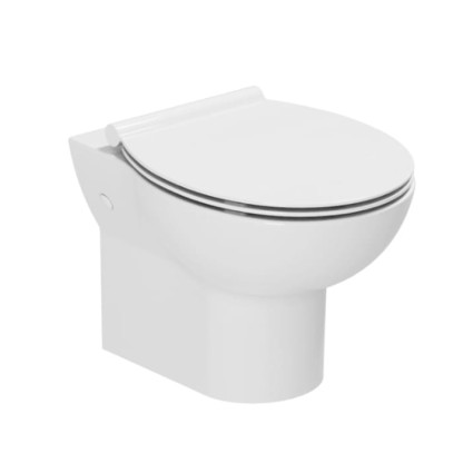 Azzurra Fast Унитаз подвесной, 51x37xH37 см, с крепежом, цвет: Bianco lucido