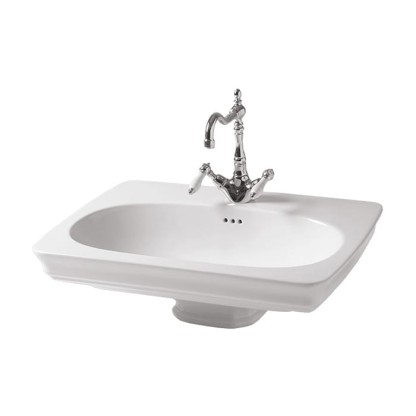 Artceram CIVITAS Раковина 68х50 см, 1 отв., подвесная, цвет: белый