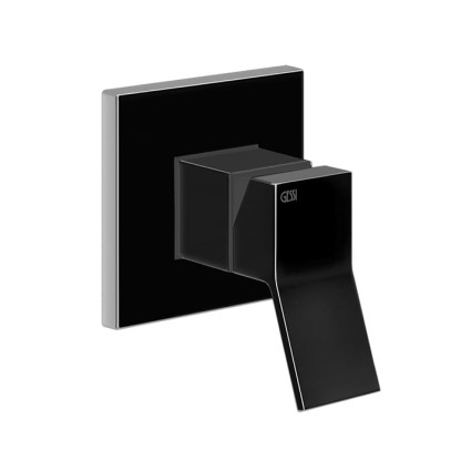 Gessi Rettangolo K Встраиваемый однорычажный смеситель без излива, внешняя часть, цвет: black XL