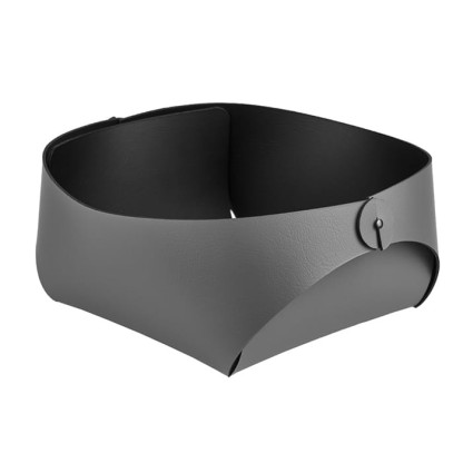 ADJ Корзинка Flora, 20x20xH9 см., цвет: серый/черный