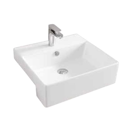 Artceram QUADRO Semincasso Раковина 50x48 см, 1 отв., цвет: белый