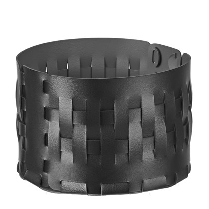 ADJ Корзина Bottega, D20xH12 см., цвет: черный/серый