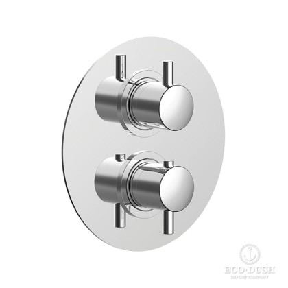Cisal Less New Смеситель встраиваемый термостатический с переключателем на 2 положения, цвет: хром