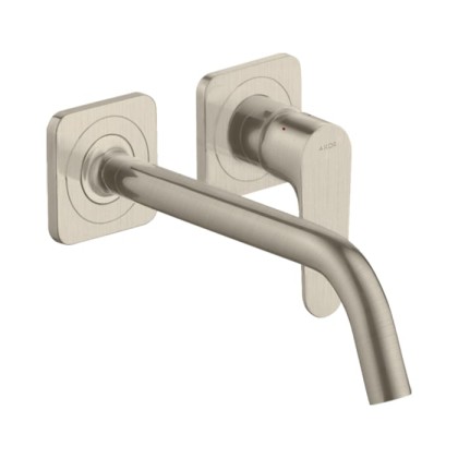 Axor Citterio M Смеситель для раковины, встраиваемый, излив: 22.7см., цвет: шлифованный никель