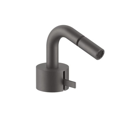 Fantini AF/21 Смеситель для биде, 1 отв., излив: 13 см, цвет: Matt Gun Metal PVD