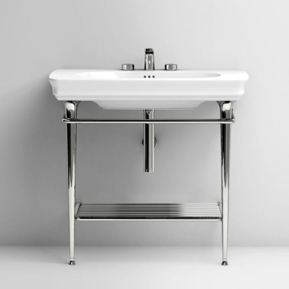 Artceram CIVITAS Структура металлическая 90х40см Tonda, полка сетка, напольная, цвет: хром