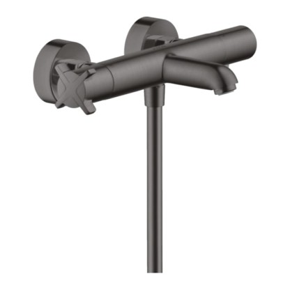 Axor Citterio E Смеситель для ванны, термостатический, настенный, цвет: шлифованный черный хром