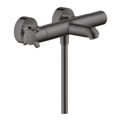 Axor Citterio E Смеситель для ванны, термостатический, настенный, цвет: шлифованный черный хром