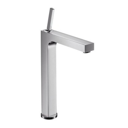 Axor Citterio, Смеситель для раковины, на 3отверстия 170, с рычаговымирукоятками, панелью и изливом, цвет: хром