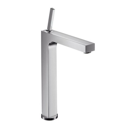 Axor Citterio, Смеситель для раковины, на 3отверстия 170, с рычаговымирукоятками, панелью и изливом, цвет: хром