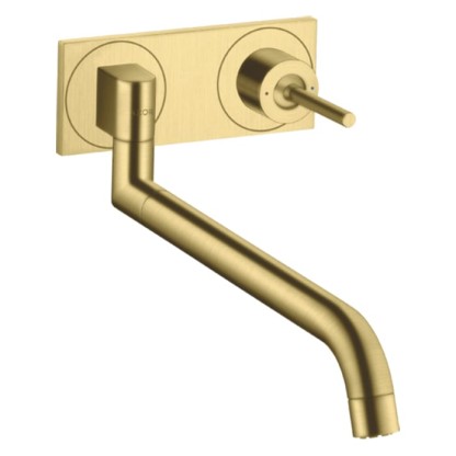 Axor Uno? Смеситель для кухни, встраиваемый, излив: 33см., цвет: шлифованная медь