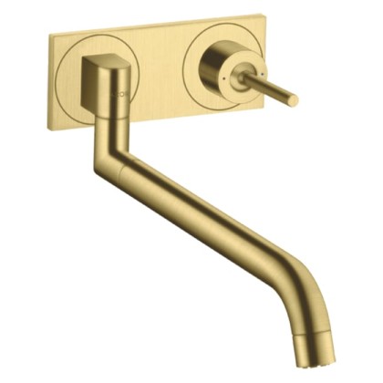 Axor Uno? Смеситель для кухни, встраиваемый, излив: 33см., цвет: шлифованная медь