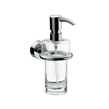 EMCO Rondo2 Дозатор для жидкого мыла прозрачное стекло, подвесной, цвет: хром