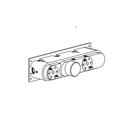 Carimali Встраиваемая часть термостатического смесителя на 5 выходов