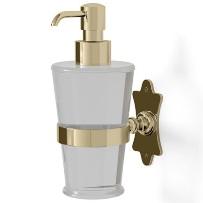 Devon&Devon Mayfair Дозатор для жидкого мыла, подвесной, цвет: светлое золото