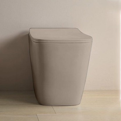 Artceram A16 Унитаз напольный, 52,5х36см, безободковый, слив универсальный, с крепежом, цвет: matera