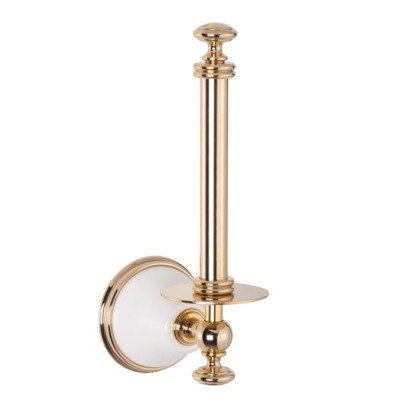 TW Harmony 119, держатель для запасного рулона т/б, подвесной, цвет: белый/золото