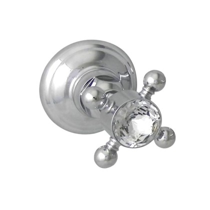 Nicolazzi Half Dome Crystal Вентиль запорный 1/2”, цвет: хром