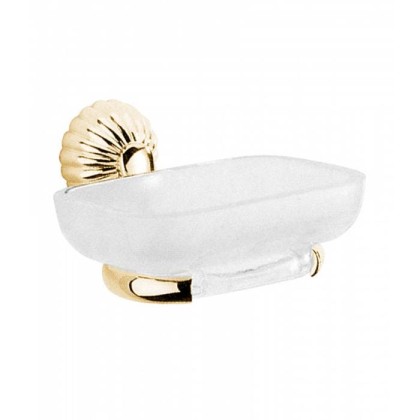 Мыльница подвесная Bongio Radiant, цвет: золото 24к.