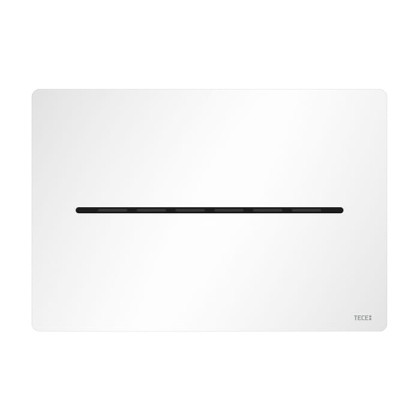 TECEsolid Металическая панель смыва для унитаза TECEsolid с бесконтактной активацией, батарея 6 В, белый матовый