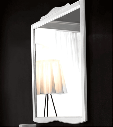 Kerasan Retro Зеркало в деревянной раме 92xh116см, цвет: matt (белый матовый)