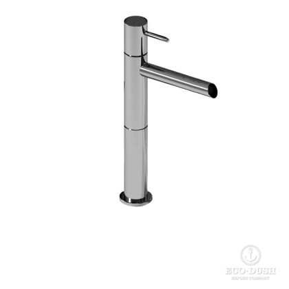 Stella Lucilla Смеситель для раковины на 1 отверстие (высокий) 3224HPL170, длина излива 150мм, с донным клапаном, цвет: хром