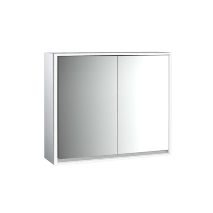 Emco Loft Зеркальный шкаф 80см., с подсветкой LED навесная модель, 2-дверки зеркальная задняя стенка