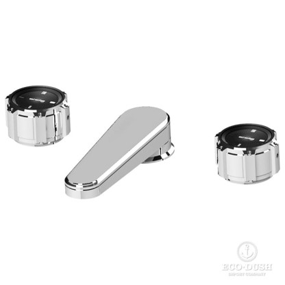 Stella Timeaster Смеситель для раковины на 3 отверстия 3223, ручка d=65мм, цвет: хром