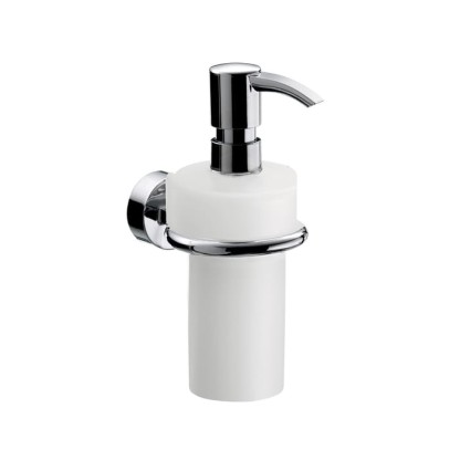 EMCO Rondo2 Дозатор для жидкого мыла, стекло матовое, подвесной, цвет: хром