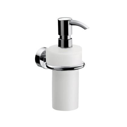 EMCO Rondo2 Дозатор для жидкого мыла, стекло матовое, подвесной, цвет: хром