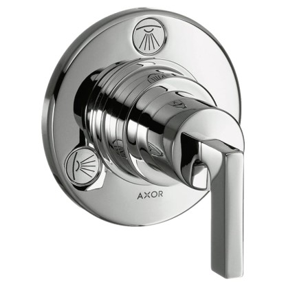 Axor Citterio Встраиваемый запорный вентиль, переключателем потоков на 3-4источника, цвет: хром