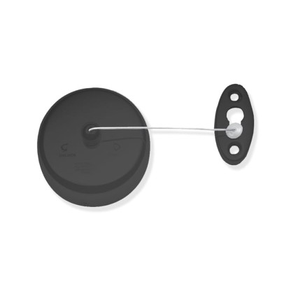 Decor Walther Basic WL Верёвка для белья с настенным креплением, подвесной, цвет: черный матовый